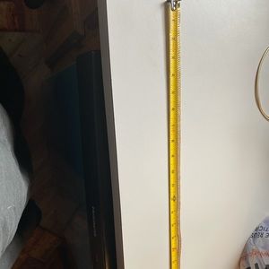 Omega link gold necklace